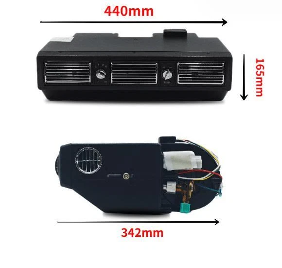 Universal Car Cool Heat Air Conditioner Under Dash A/C Evaporator 12V 3 Speed - Image 4 of 4