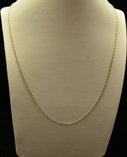Sterling Silver Simple Cable Chain Necklace 18.0 Fmu961 Sterling Silver Simple Cable Chain Necklace 18.0 Fmu961