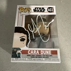 Star Wars The Mandalorian Cara Dune Gina Carano Signed Funko Pop Figure COA