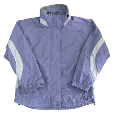 Columbia Bugaboo Jacke wasserdicht Regen Wandern Outdoor lila Damen Large
