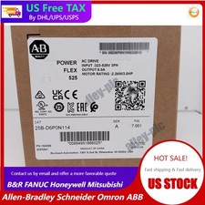 New Factory Sealed Allen-Bradley 25B-D6P0N114 PowerFlex 525 AC Drive US Free Tax