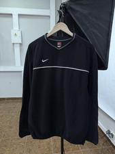      Vintage 90s Nike Team Fleece Sweatshirt Rare Retro Size L Color Black