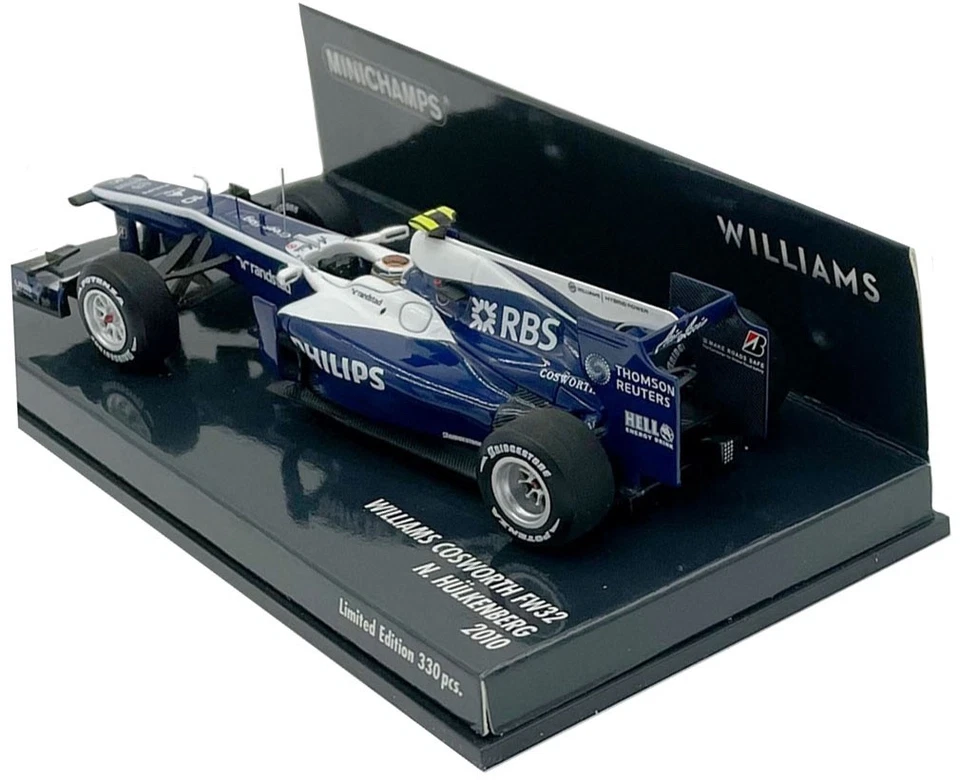 Minichamps Williams F1 FW32 #10 2010 - Nico Hulkenberg 1/43 Scale - Image 2 of 3