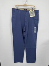 NWT Dockers Ultimate Chino Pants Men's 36x34 Blue Smart 360 Flex Straight Leg