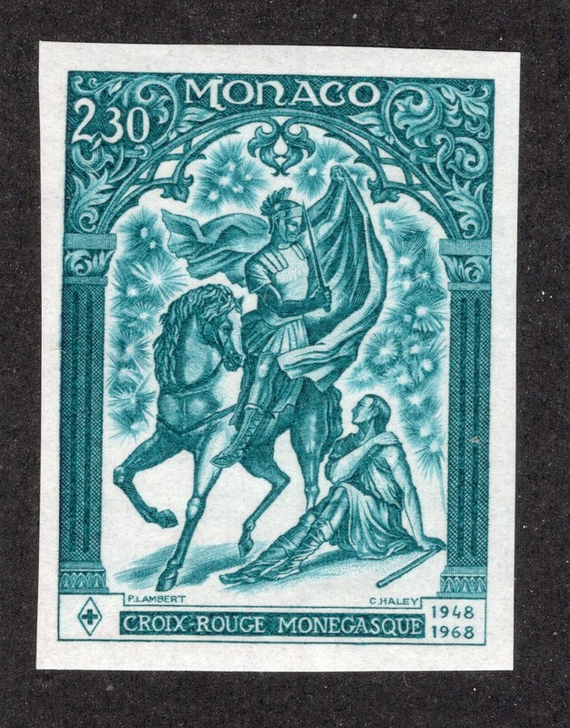 Monaco - Yvert # 742 MNH / Non - dentelee - Color Die Proof  /  Lot 0726354