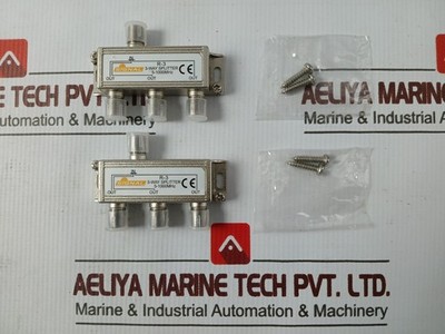 Lot of 2X SIGNAL 5-1000 MHZ Coax Cable TV Antenna TV Signal 2-Way Splitter