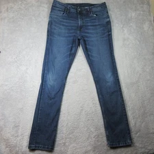 The Perfect Jean NYC Mens Jeans 34X34 Blue Medium Wash Slim Fit Stretch 5 Pocket