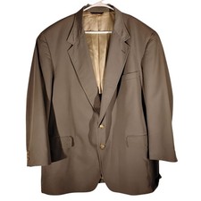 L.L. Bean vintage blazer mens 50 T sport coat green made in USA single vent