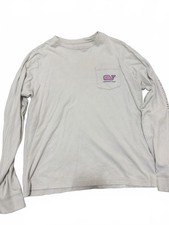 Vineyard Vines Kids XL Long Sleeve Tee Pink Whale Logo