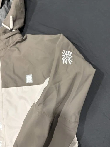 686 Men's Dojo Shell Jacket in the Tobacco Colorblock image 2