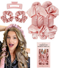 Heatless Curls Overnight Hair Curler to Sleep in Soft Large Jumbo Hair Rollers F