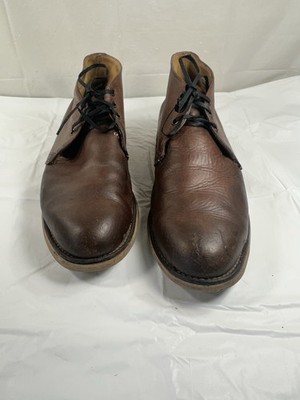 Red wing Traction Tred Chukka Soft Toe Boot 595  leather brown size 13 B
