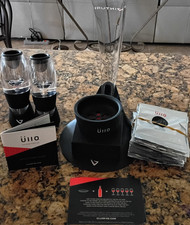 Üllo Wine Purifier Set Black Clear Plastic Washable with Filters & Accessories