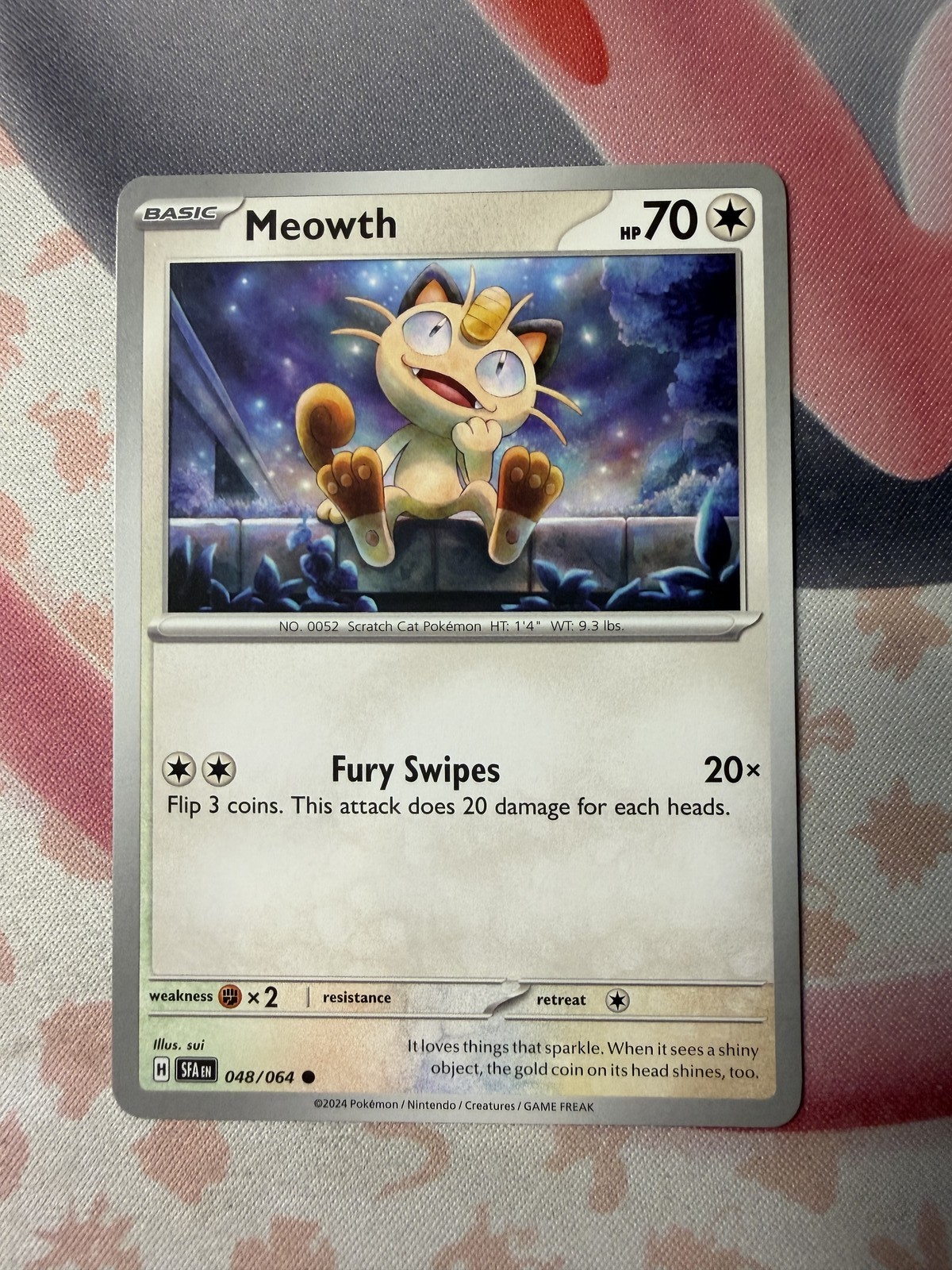 Meowth Common SV: Shrouded Fable 048/064 NM English