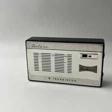 Radio d'epoca Captain Deluxe 8 transistor classica portatile AM retrò da collezione