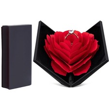 Creative Ring Box Small Ring case for Proposal Engagement Wedding Ceremony Bi...