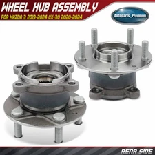 2x Rear Side Wheel Hub & Bearing Assembly for Mazda 3 2019-2024 CX-30 2020-2024