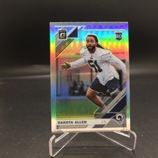 Dakota Allen 2019 Donruss Optic Holo 117 Los Angeles Rams Rookie