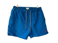 Next Blue Swim Shorts Size S W32  Polyester Pockets Men  s