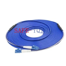 25M Armored Cable Fiber LC-LC UPC SM 9/125 Duplex Fiber Cable Optic Patch Cord