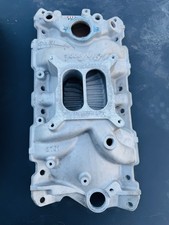 Edelbrock Performer Eps Intake Sbc 350 4-bbl Square-bore Carb Flangeholleyafr