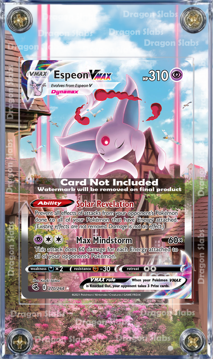 Pokemon Espeon Vmax Alt Art 270 Fusion Strike Extended Artwork