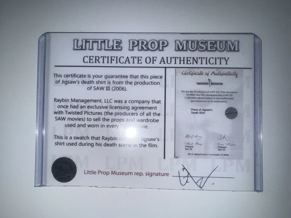 Figura de sierra/jigasaw y utilería de película ¡¡PAQUETE SELLADO!!! Foto 3 de 4