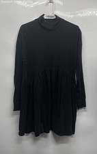 Forever 21 Womens Black Long Sleeve Pullover Fit & Flare Dress Size Small