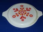 Vintage 70’s PYREX Friendship Milk Glass LID ONLY Cover 20-C 1