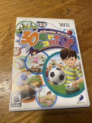 Family Party  30 Great Games(Nintendo Wii) Case And Manual Only