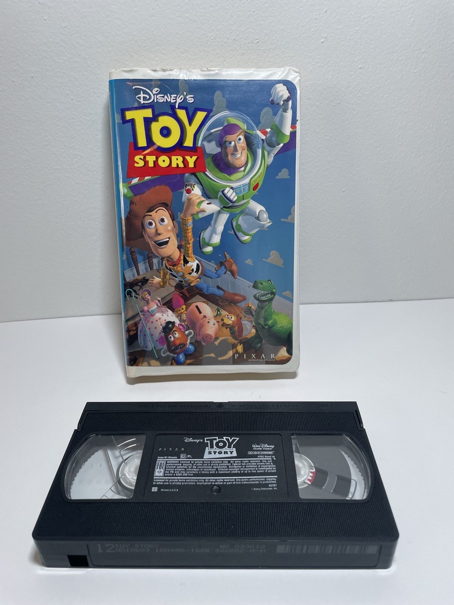 Disney Pixar Toy Story VHS 1995 Video Tape Original Movie
