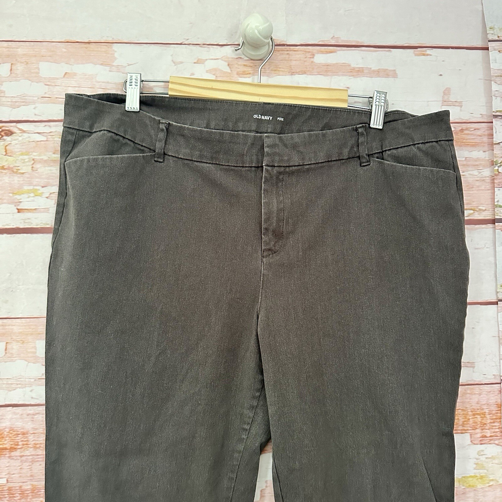 Old Navy Gray Pixie Pants Size 18 Stretch Skinny … - image 3