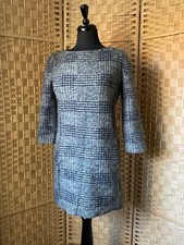 Mango Harris Tweed Wool-blend Tunic Mini-Dress, Medium
