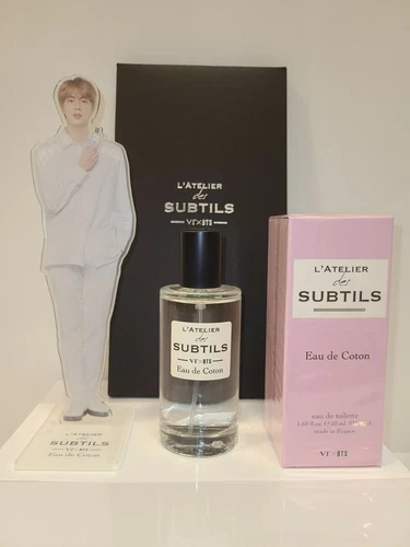 BTS (JIN) Coton Perfume with Acrylic Standee (BEST SCENT- SALE!) - product listing photo