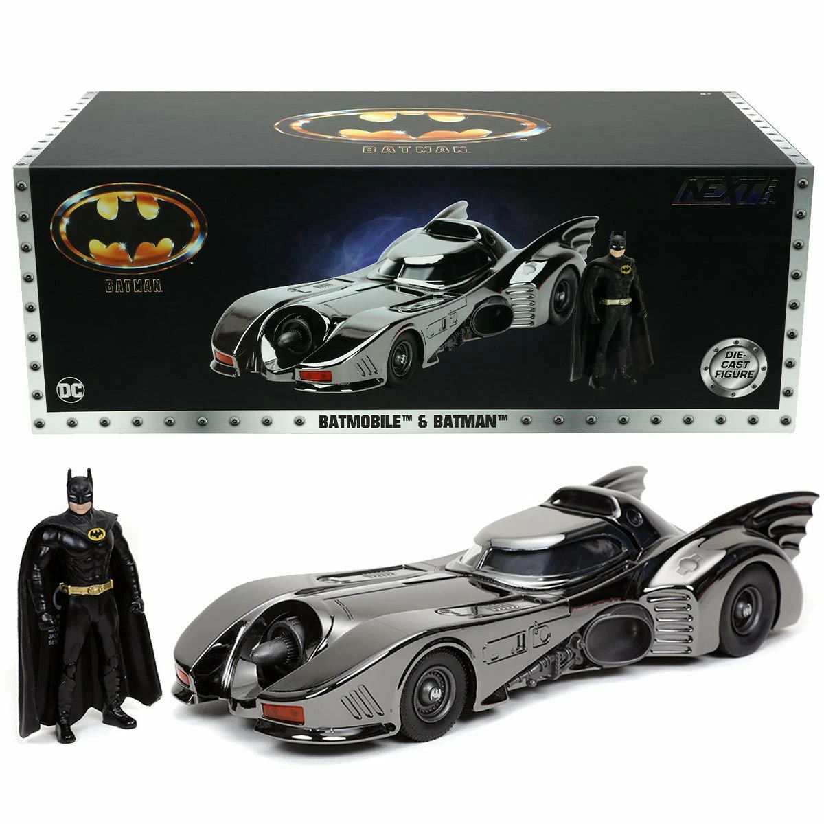 TM & DC COMICS 1/43 - BAT2 BATMAN FOREVER MOVIE BATMOBILE