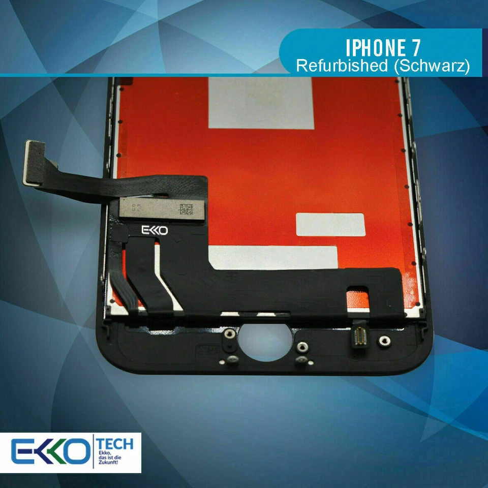 ✅ Original Display für iPhone 7 LCD Retina Touchscreen Refurbished Schwarz 3D ✅ - Bild 4 von 4