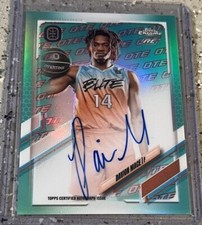 2022 Topps Chrome OTE Aqua /99 Davion Mace Auto CA-DM2 !