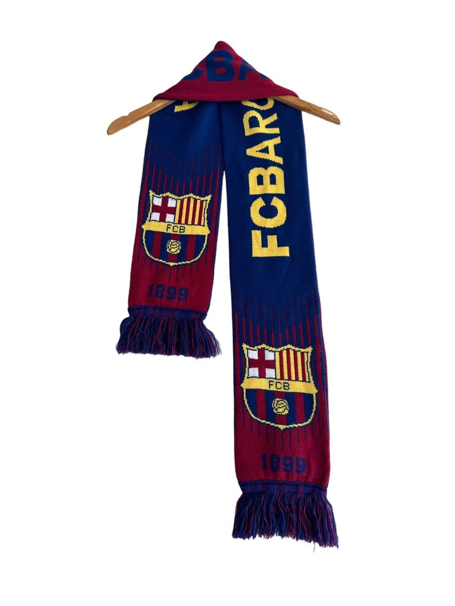 FC Barcelona Doubled Sided Scarf Best Soccer Team | eBay