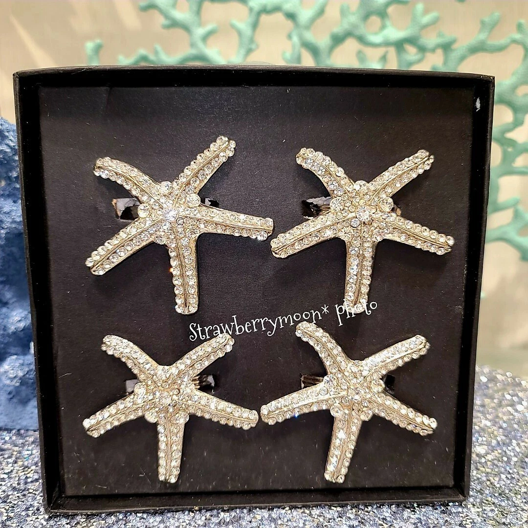 Starfish shop napkin rings
