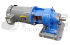 BALDOR VM3615T ELECTRIC MOTOR W/ SM-CYCLO CNHJS-6120Y-11 GEAR REDUCER