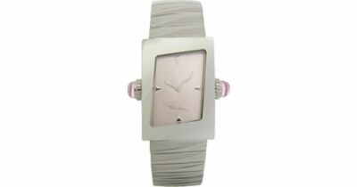 Roberto Cavalli R7253125535 Silver Tone Pink Dial Womens Fashion Watch