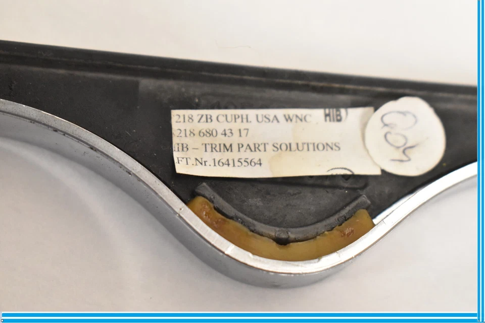 12-18 Mercedes W218 CLS550 CLS63 consola central portavasos compartimento moldura OEM Foto 4 de 4