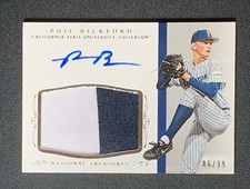 2015 Panini National Treasures Baseball Phil Bickford Rookie Patch Auto /99