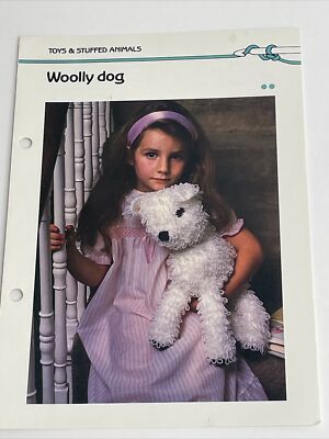 Marshall Cavendish Woolly Dog Stuffed Toy  Crochet Pattern 