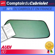 Lunette arrière claire pour Audi 80 Cabriolet fermeture éclair