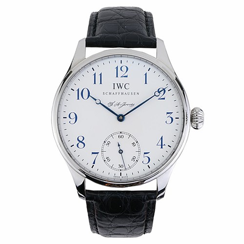 IWC Portugieser Limited Edition F.A. Jones Mens Watch 43mm IW544203 White  Dial | eBay