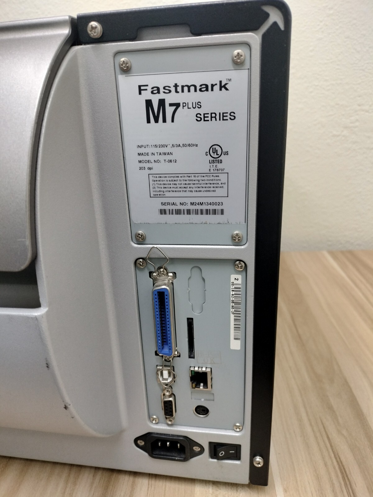 Rockwest 5488xi Fastmark M7 Plus Thermal Transfer Label Printer USB LAN ...