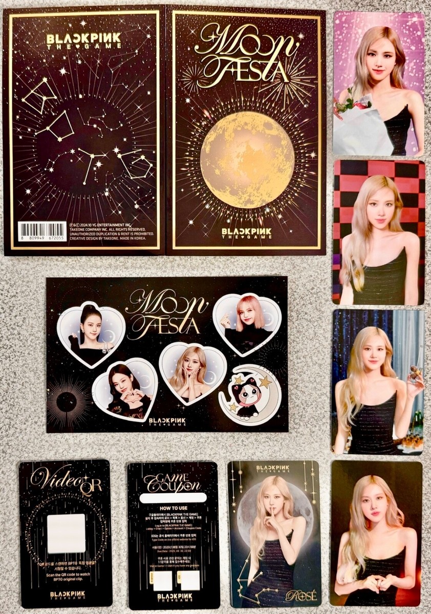 BLACKPINK BPTG MOON FESTA EDITION Official Photocards FULL SET
