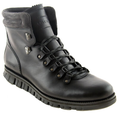 Cole Haan Men's ZeroGrand Hiker Boot Black Leather Style C30403