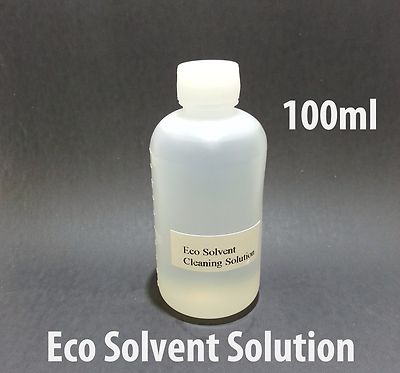 Eco Solvent Cleaning Solution 100ml For Mimaki Roland Mutoh Epson Ink Line Head 